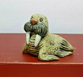 Vintage Walrus Figurine Made In Japan