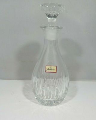 A Magnificent Vintage Hand Cut Crystal Baccarat Perfume Bottle