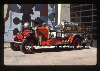 Baltimore Md 1923 Ahrens Fox Pumper Fire Apparatus Slide