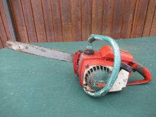 Vintage Homelite Xl Automatic Chainsaw Chain Saw With 15 " Bar