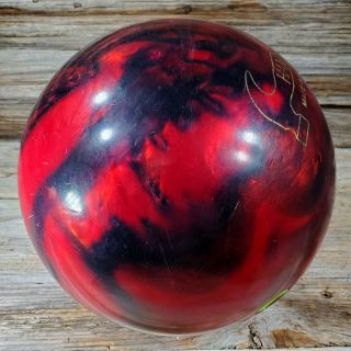 Vintage 15 lb USA Hammer Black Widow Pearl Bowling Ball USCB☆ 8A180964B 3