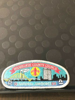 Bsa Milwaukee County Council 1989 National Jamboree Jsp Smy Border