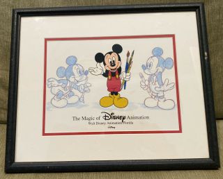 Disney Mgm Studios Art Of Animation Genius At Work (framed)