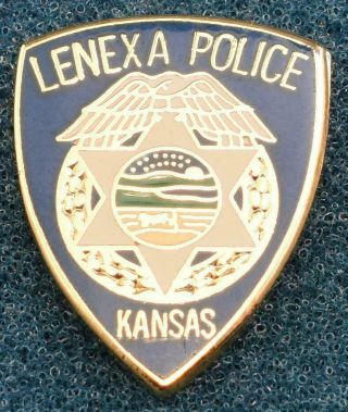 Lenexa Kansas Police Department Lapel Pin Law Enforcement Officer Leo