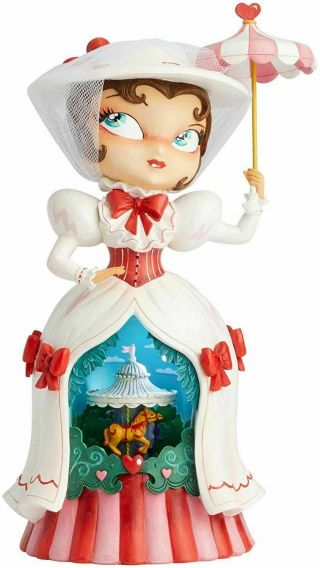 Mary Poppins Musical Light Up Carousel Horse Figurine 9 " Tall Miss Mindy 6001671