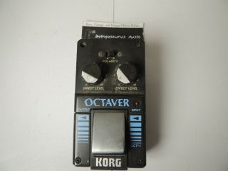 Vintage Korg Oct - 1 Octaver Octave Effects Pedal Usa