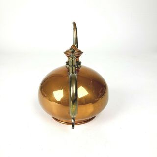 ANTIQUE S.  STERNAU & CO COPPER BRASS OIL LAMP FILLER EARLY 1900s 2