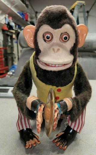Vintage Daishin CK Musical Jolly Chimp Made In Japan - Cymbal Monkey 2