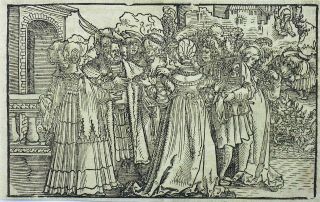 Hans Weiditz 1495 - 1537; Master Woodcut - Fascination Of Gems Jewelry [1560]