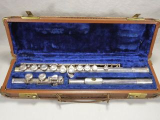 Vintage Gemeinhardt M2 Open Hole Flute 207731 With Hard Case