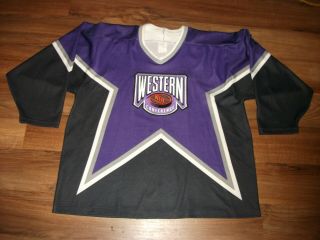 Vintage Nhl All Star Game Hockey Jersey,  Western Conference,  Ccm Size Xl (54)