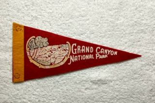 Vintage Souvenir Pennant • Grand Canyon National Park • 9 " Long