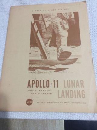 Vintage NASA Booklet “In This Decade Mission To The Moon” ‘69 PLUS Apollo 11 Bro 2