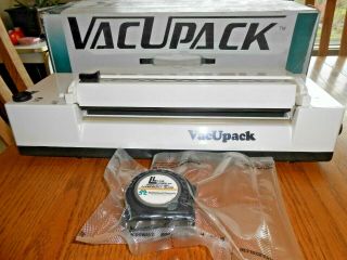 Vintage Vacupack Foodsaver Vacuum Sealer Sealing Machine Seals