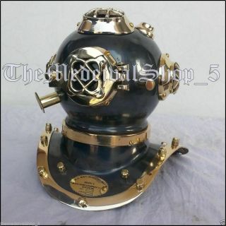 Mark IV Scuba Vintage Brass Deep Vintage U.  S Navy Mini Diving Divers Helmet Gift 2