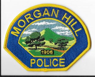 Morgan Hill Police Department,  California Shoulder Patch