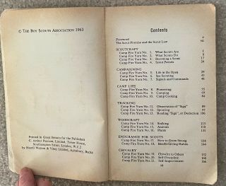 SCOUTING FOR BOYS Scouts ' Edition 1963 by Robert Baden - Powell,  Founder 1st edit? 3