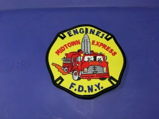 Ny - Fdny York Engine 1 Fire Rescue Department Patch