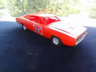 Vintage Dukes Of Hazzard General Lee,  1969 Dodge Charger By Processed Plastics