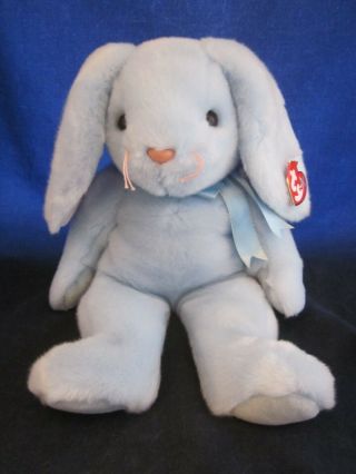 Ty Beanie Buddies Flippity 1999 Blue Bunny Rabbit With Tag