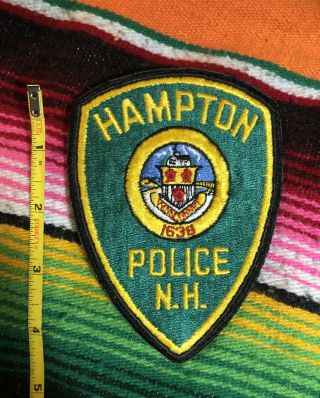 Hampton Hampshire (nh) Police Department Patch (obsolete)