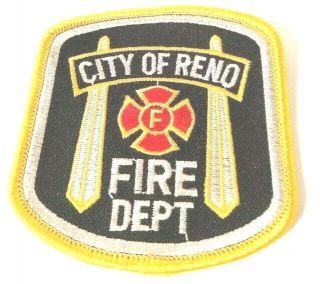 Reno Nevada Fire Department Patch Nv City