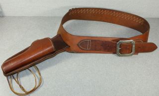 Vintage Hunter 158 Med Leather Ammo Belt & Hunter 1060 F18 Holster