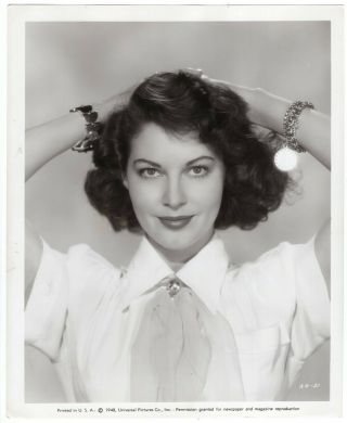Sultry Bombshell Femme Fatale Ava Gardner 1948 Universal Orig Vintage Photo 376