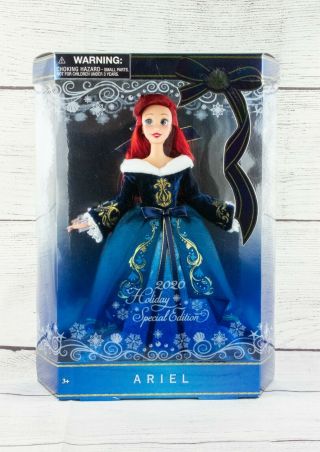 Disney Ariel The Little Mermaid – 2020 Holiday Special Edition Doll – 11  Nib