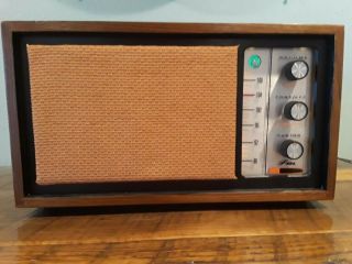 Vintage Heathkit Model Gr - 21 Fm Radio With Magic Eye Tuning