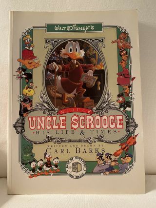 Uncle Scrooge His Life And Times By Carl Barks Softcover Celestial Arts 1987