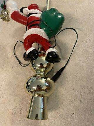 Vintage Mr.  Christmas Mickey Mouse Tree Topper - With Adapter And 3