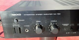 Vintage Nikko NA - 790 Integrated Stereo Amplifier 3