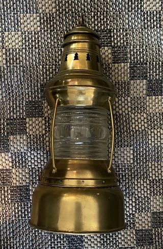 Vintage PERKO PERKINS MARINE LAMP Nautical Ship Lantern 16” 3