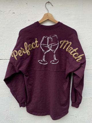 Spirit Jersey " Perfect Match " From 2019 Dca Food & Wine Festival Euc