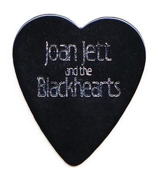 Vintage Joan Jett & The Blackhearts Joan Jett Black Heart Guitar Pick 1986 Tour