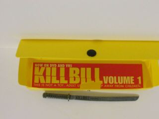 Vintage Kill Bill Vol 1 DVD/VHS Promo Hattori Hanzo Sword Katana Letter Opener 3