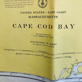 1969 C&gs Sound Chart 1208 Massachusetts Cape Cod Bay (18)