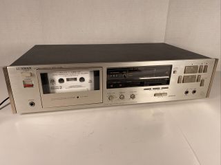 Vintage Luxman K - 240 Cassette Deck W/ Output Level & Left & Right Mic Jacks