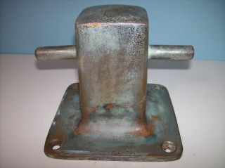 Vintage Wilcox Crittenden Bronze Mooring Bitt,  Sampson Post,  Bollard,  Large 7 "