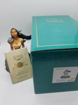 Wdcc Pocahontas " Listen With Your Heart " From Walt Disney W Box And