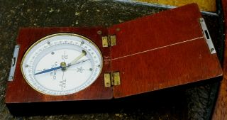 RARE WWI ANTIQUE COMPASS SIGNED W & L.  E.  GURLEY,  TROY NY,  1918 U.  S.  ENGINEERING 3