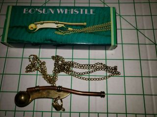 Antique/ Vintage Navy Brass & Copper Bosun 