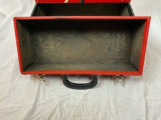 Vintage RCA Radio TV Repairman Vacuum Tube Caddy Case Tool Box 2 3
