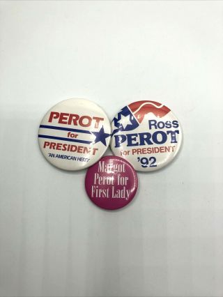Vintage Political Ross Perot For President 