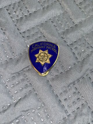 Ca California Highway Patrol Larger Mini Badge Pin - Police Pin 1.  5 "