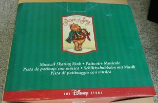Disney Winnie The Pooh " Season Of Song " Musical Skating Rink Retired 1997 Nrfb