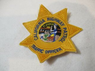 California Highway Patrol Chp Traffic Officer Star Patch / Chips