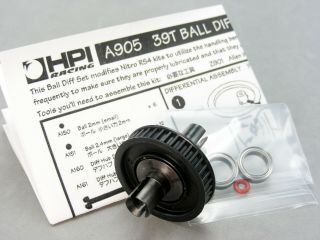 Vintage Hpi A905 Nitro Rs4 39t Ball Diff Differential For Mini Rtr Racer