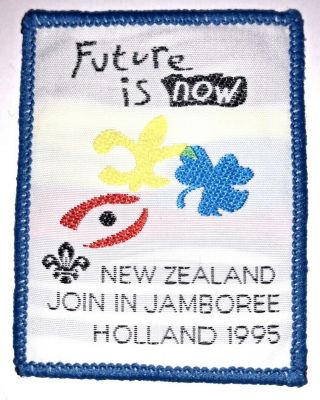 Zealand Join In Jamboree Patch Badge Holland 1995 18th World Scout Jamboree